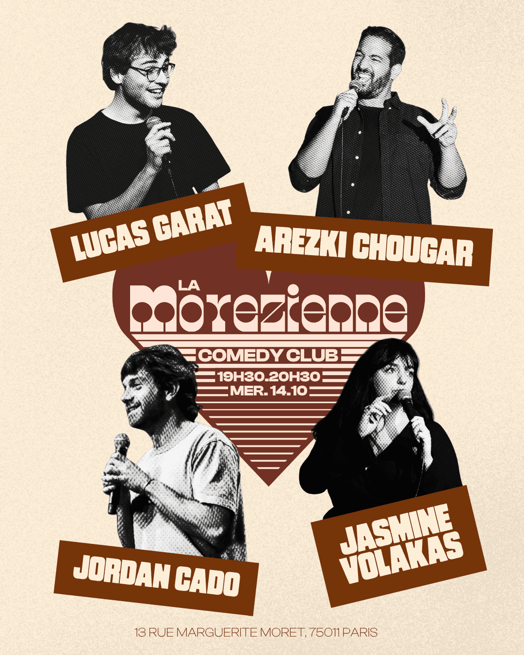 Jordan Cado, Lucas Garat, Jasmine Volakas & Arezki Chougar